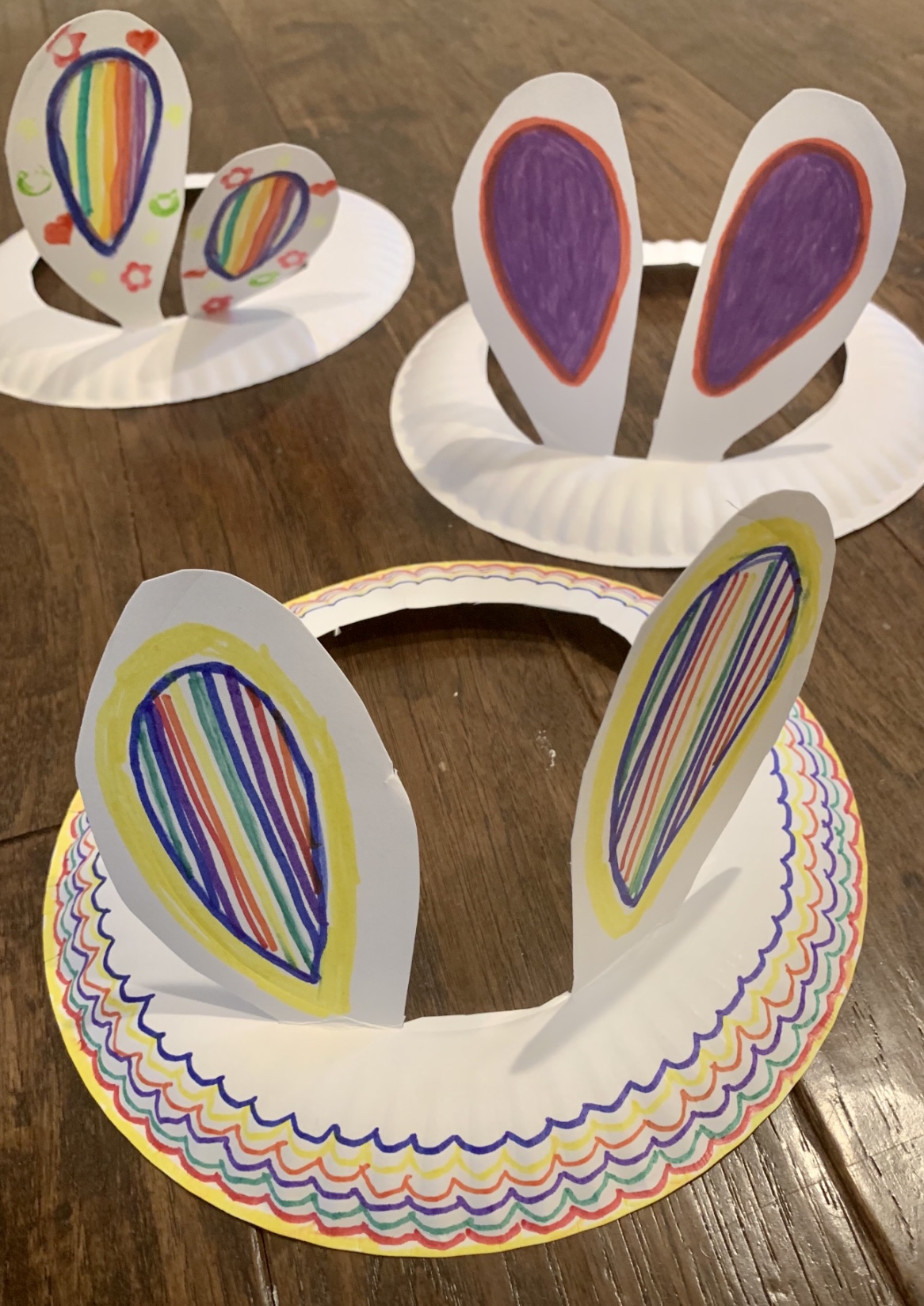 Bunny Paper Plate Hat