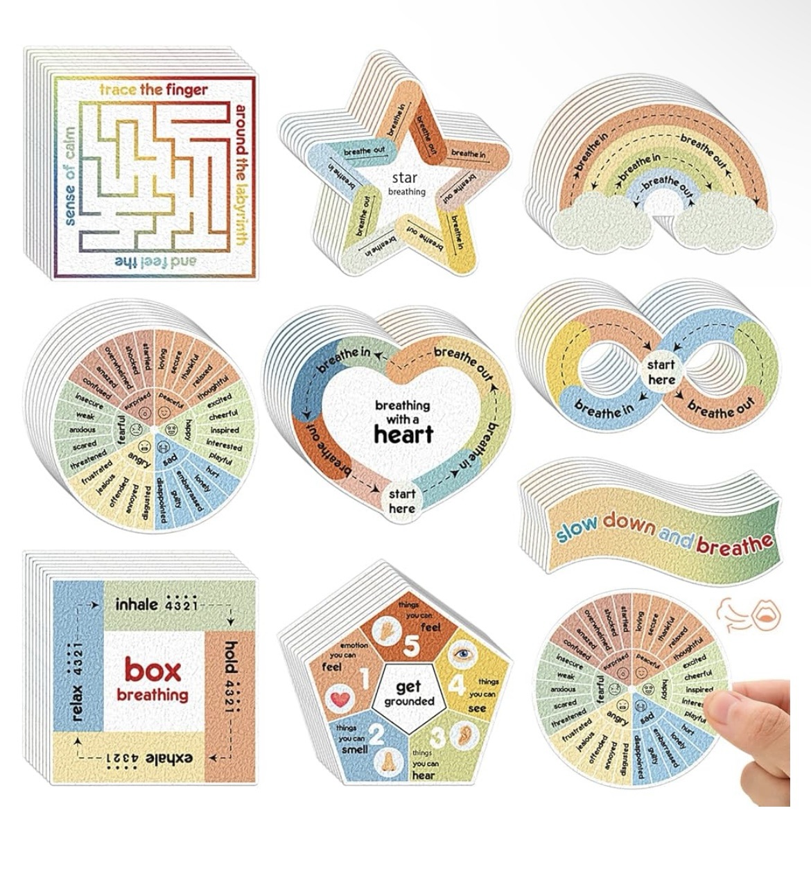 Textured Sensory Calm Stickers