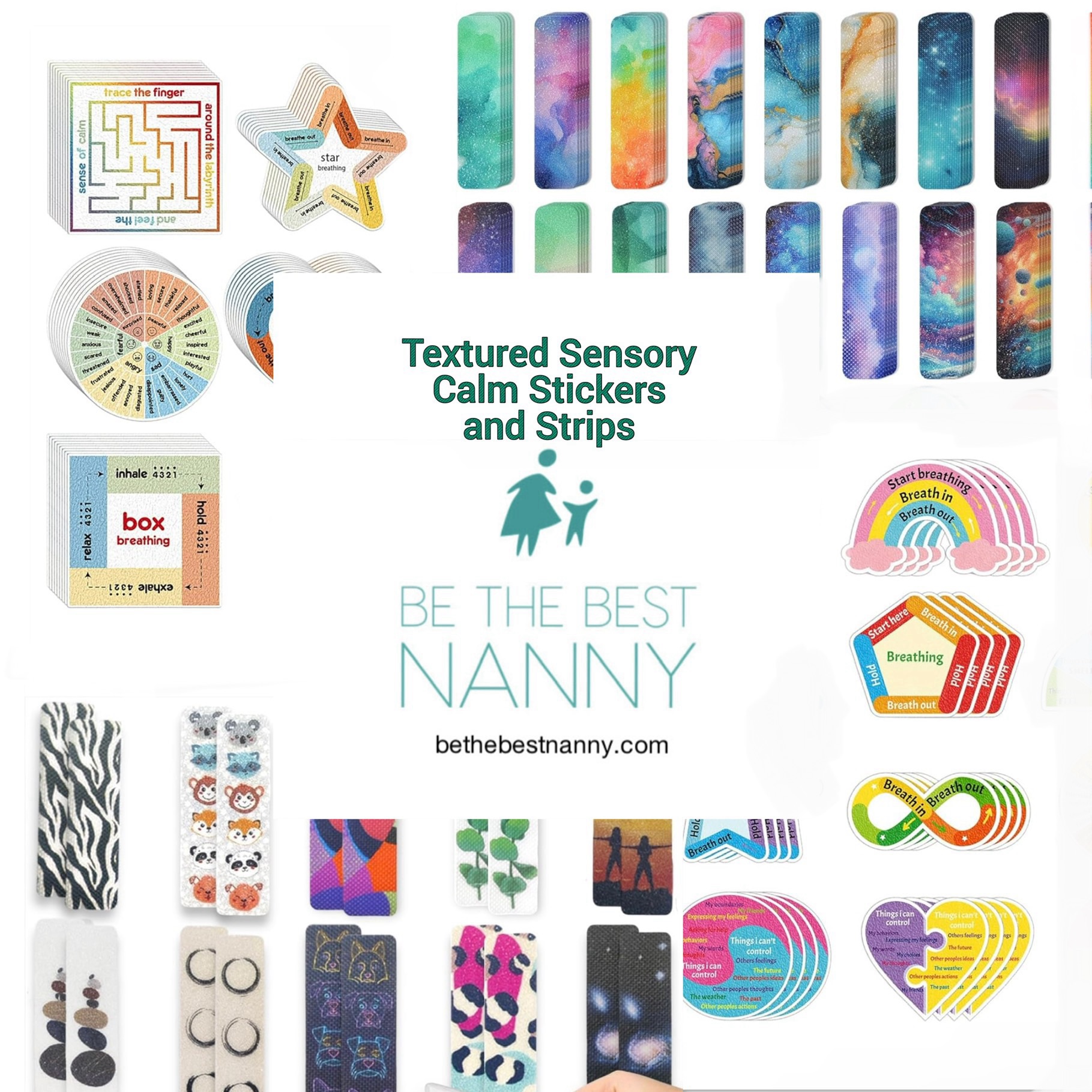 Textured Sensory Calm Stickers