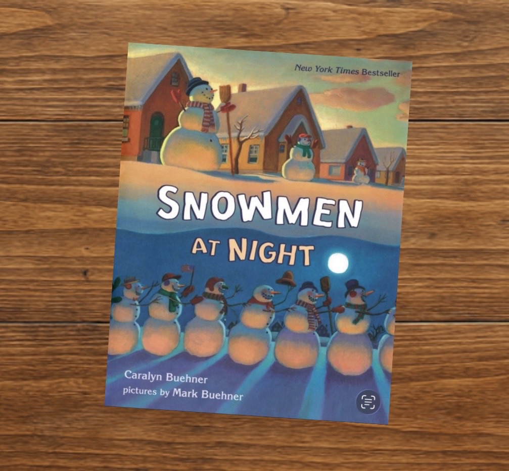 What Snowmen Do at Night Sensory Tray